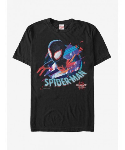 Marvel Spider-Man Spider-Verse Cracked Spider T-Shirt $7.65 T-Shirts