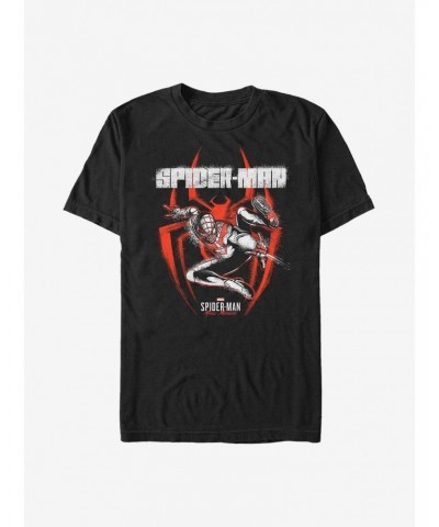 Marvel Spider-Man Miles Morales Spray T-Shirt $7.27 T-Shirts