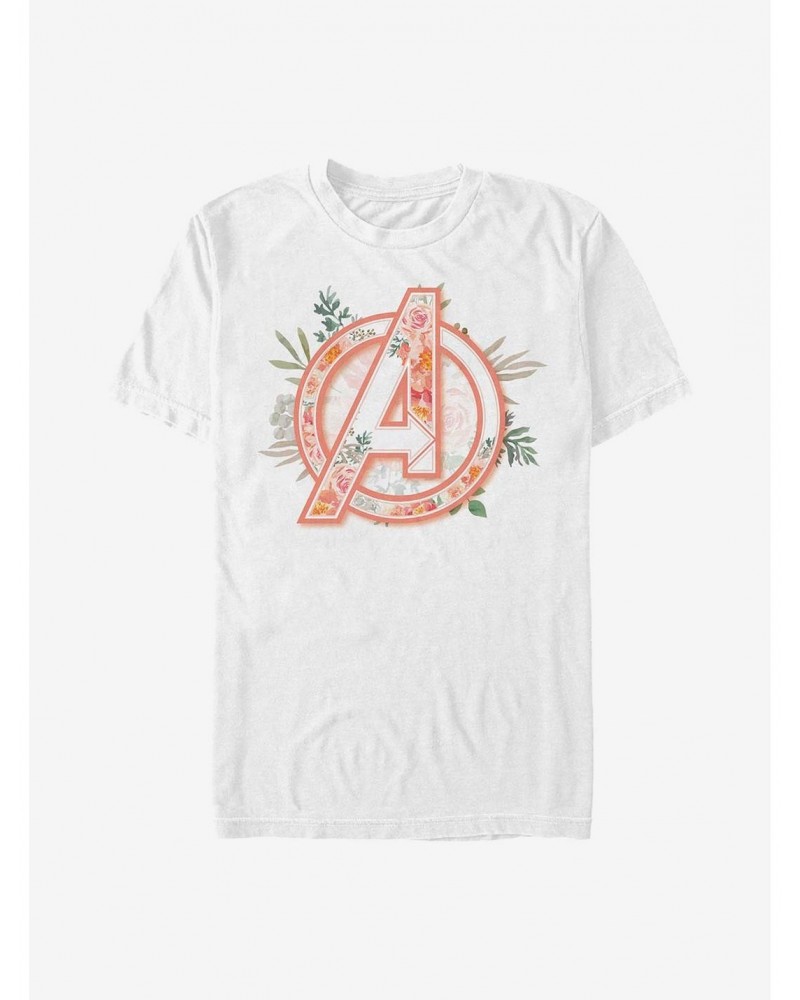 Marvel Avengers Avenger Floral T-Shirt $5.93 T-Shirts