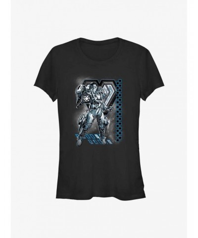 Marvel Black Panther: Wakanda Forever Ironheart Hero Pose Girls T-Shirt $6.97 T-Shirts