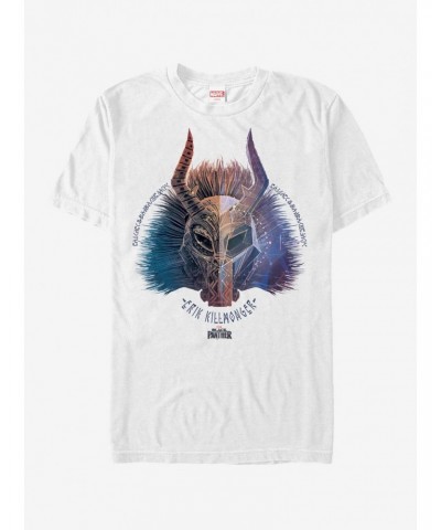 Marvel Black Panther 2018 Erik Killmonger T-Shirt $7.84 T-Shirts