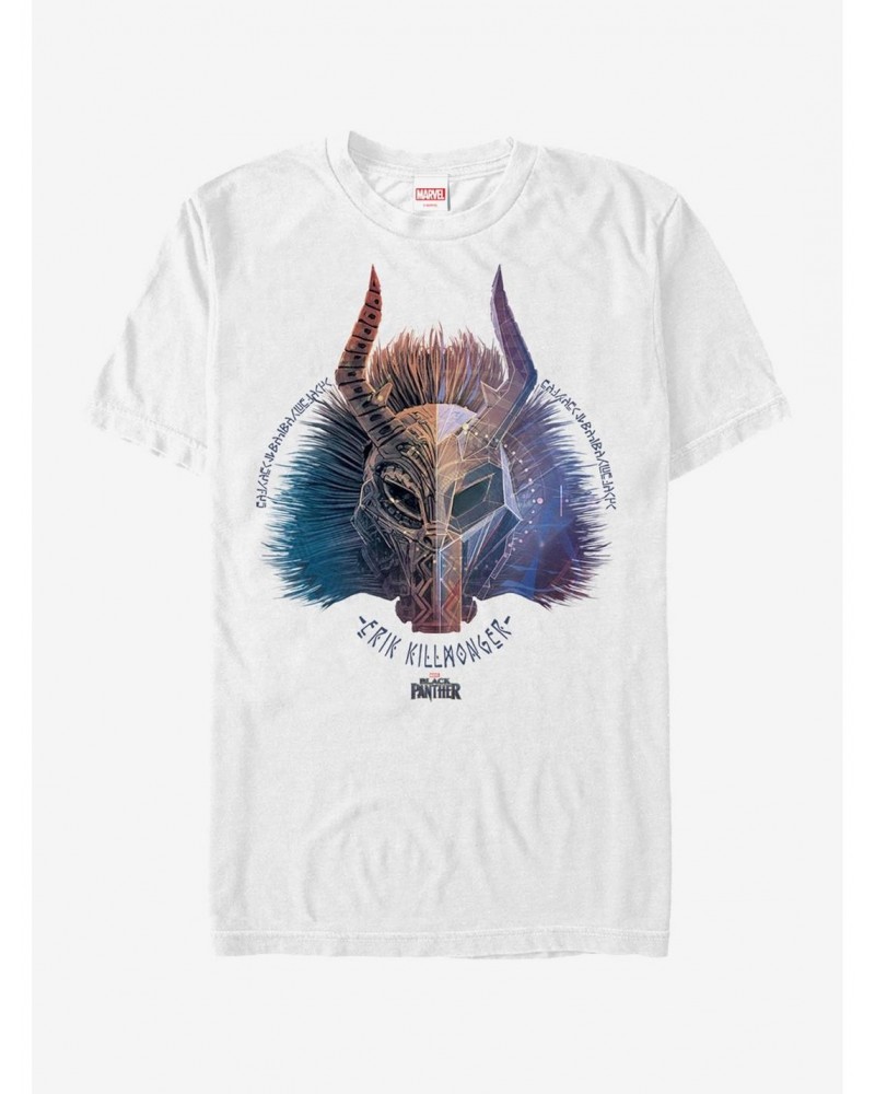 Marvel Black Panther 2018 Erik Killmonger T-Shirt $7.84 T-Shirts