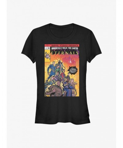 Marvel Eternals Halftone Cover Girls T-Shirt $7.17 T-Shirts