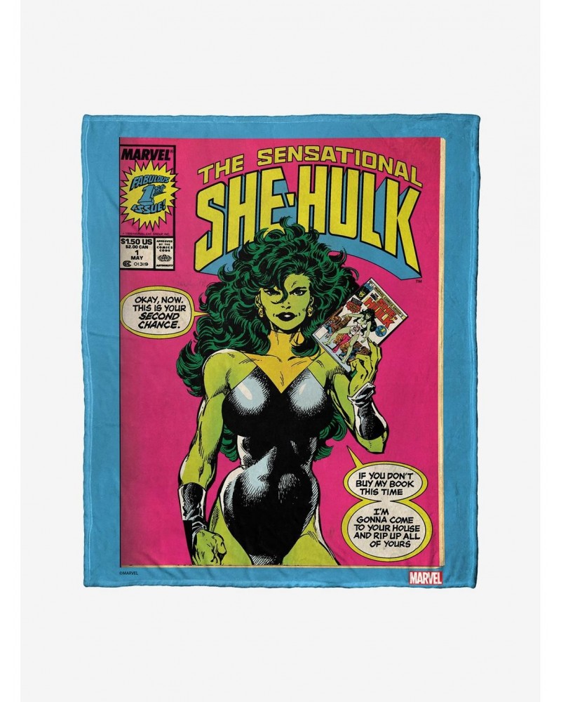 Marvel Future Fight She Hulk Throw Blanket $22.16 Blankets