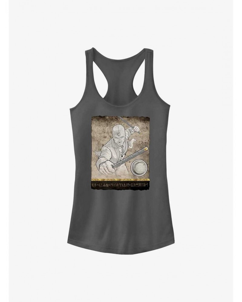 Marvel Moon Knight Mr. Knight Scroll Fragment Girls Tank $9.56 Tanks