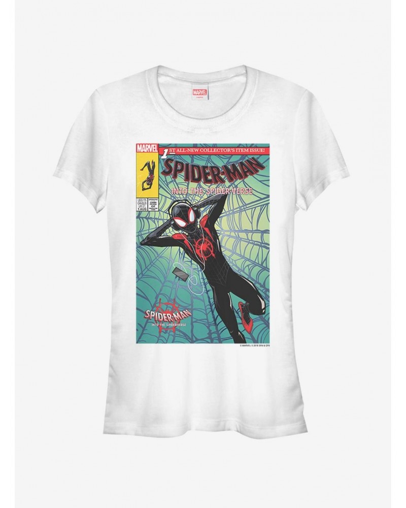 Marvel Spider-Man Spider-Verse Music Time Womens T-Shirt $7.17 T-Shirts