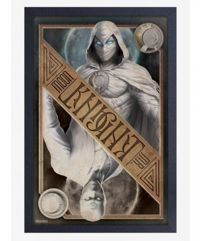 Marvel Moon Knight Flipped Framed Wood Wall Art $10.71 Merchandises