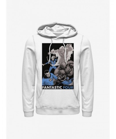 Marvel Fantastic Four The Four Hoodie $17.60 Hoodies