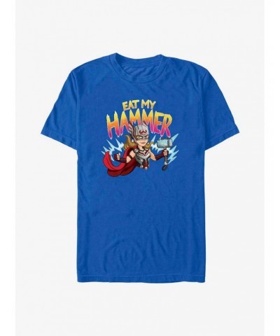 Marvel Thor: Love and Thunder Mighty Thor Eat My Hammer T-Shirt $8.80 T-Shirts