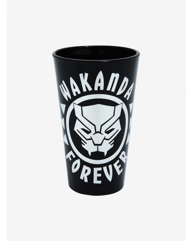 Black Panther: Wakanda Forever Silver Pint Glass $2.94 Glasses