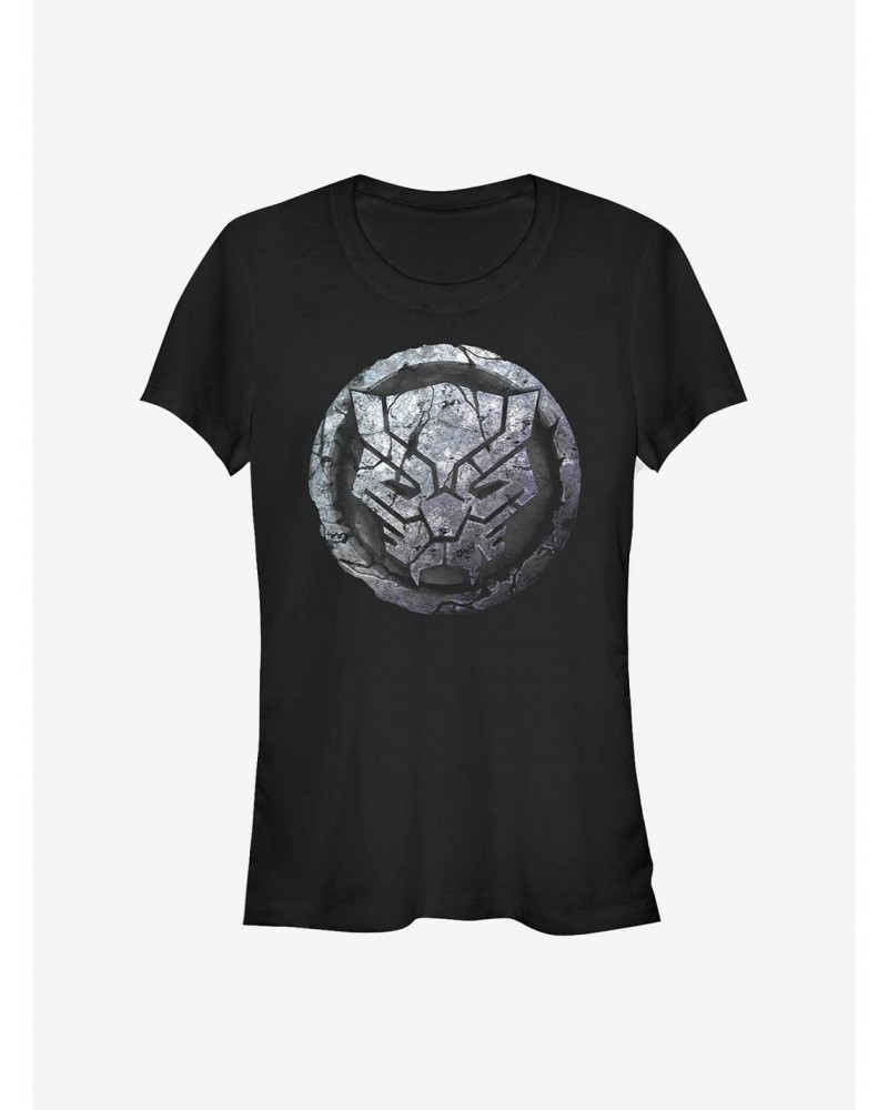 Marvel Black Panther Stone Panther Girls T-Shirt $9.16 T-Shirts