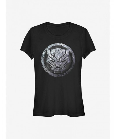 Marvel Black Panther Stone Panther Girls T-Shirt $9.16 T-Shirts