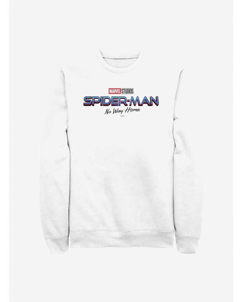 Marvel Spider-Man No Way Home Logo Crew Sweatshirt $12.10 Sweatshirts