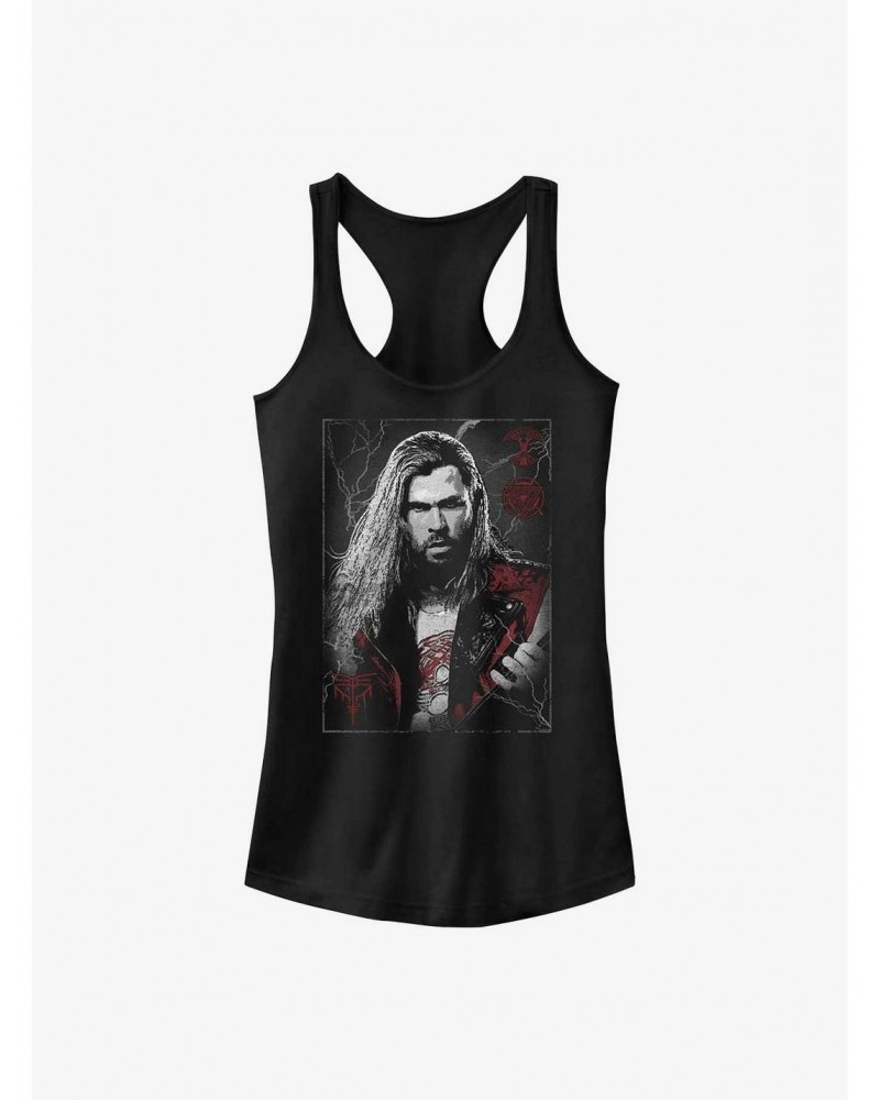 Marvel Thor: Love and Thunder Metalhead Thor Girls Tank $6.97 Tanks