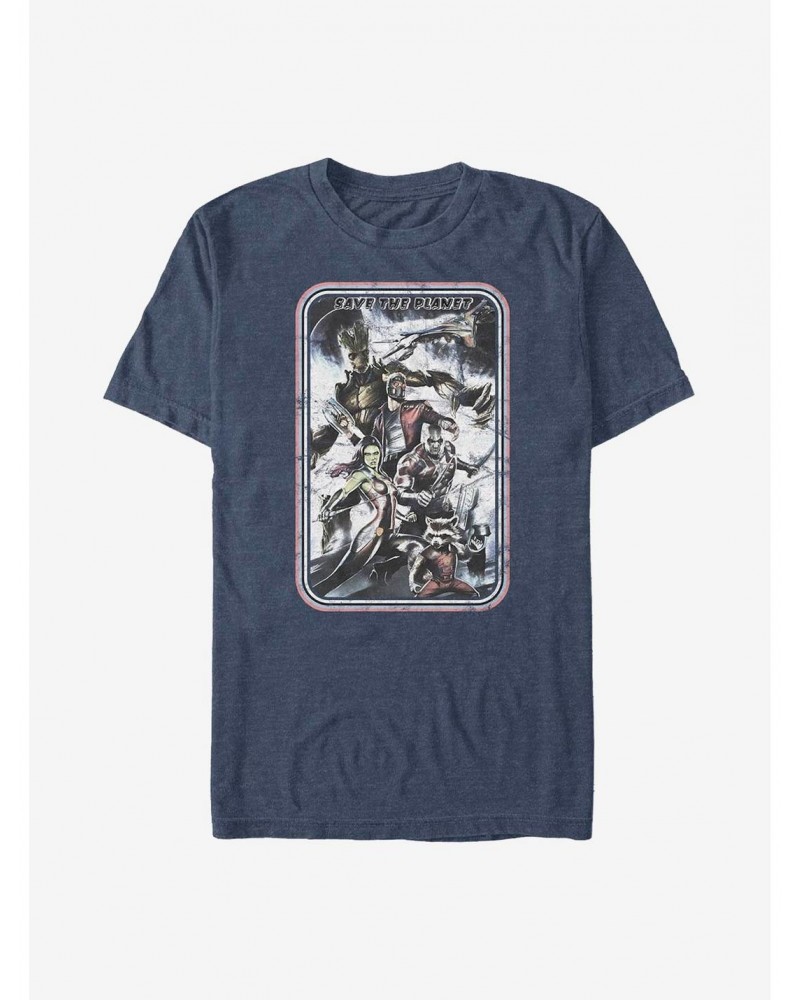 Marvel Guardians Of The Galaxy Save The Planet T-Shirt $7.07 T-Shirts