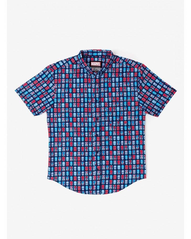 RSVLTS Marvel Spider-Man "The Spidey Bunch" KUNUFLEX Short Sleeve Shirt $23.40 Shirts