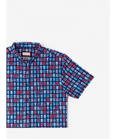 RSVLTS Marvel Spider-Man "The Spidey Bunch" KUNUFLEX Short Sleeve Shirt $23.40 Shirts