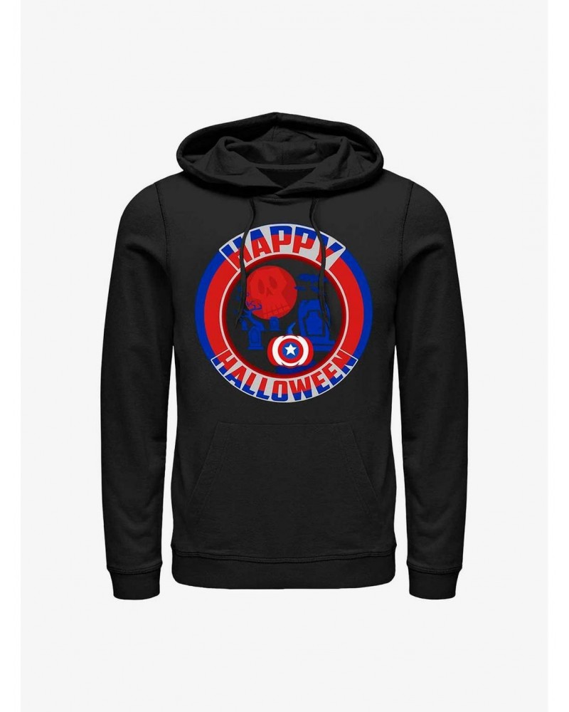 Marvel Captain America Happy Halloween Hoodie $17.60 Hoodies