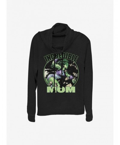 Marvel The Hulk Incredible Mom Cowlneck Long-Sleeve Girls Top $13.29 Tops