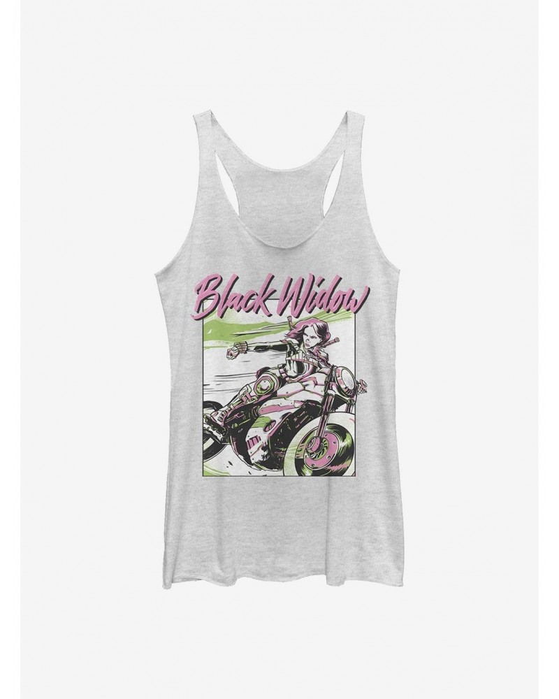 Marvel Black Widow Retro Art Girls Tank Htr $7.25 Tanks