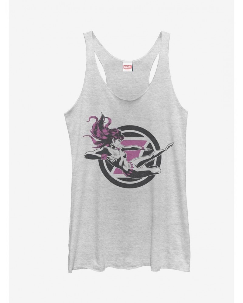 Marvel Black Widow Flying Kick Girls Tanks $8.70 Tanks