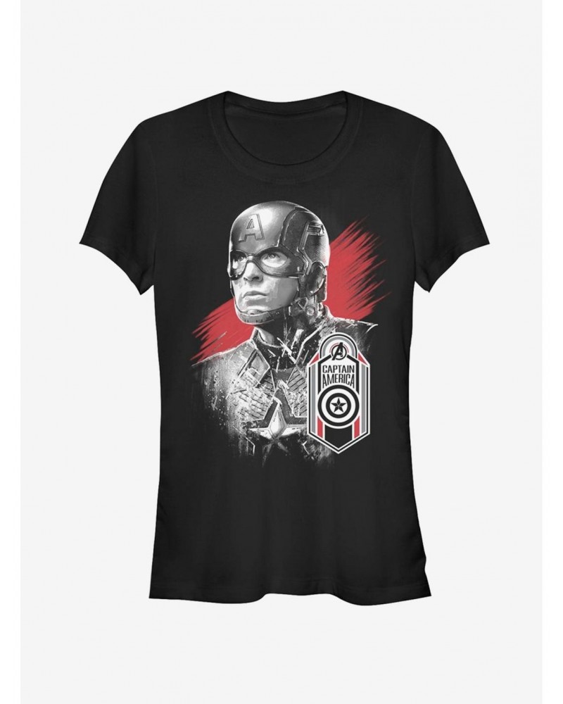 Marvel Avengers Endgame Captain America Tag Girls T-Shirt $6.18 T-Shirts