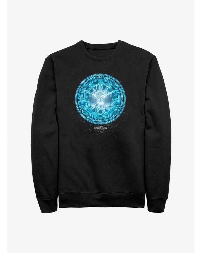 Marvel Spider-Man: No Way Home Blue Spidey Rune Crew Sweatshirt $9.74 Sweatshirts