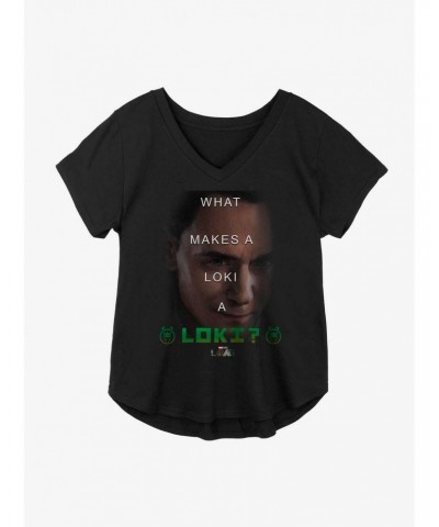 Marvel Loki What Makes A Loki Girls Plus Size T-Shirt $9.25 T-Shirts