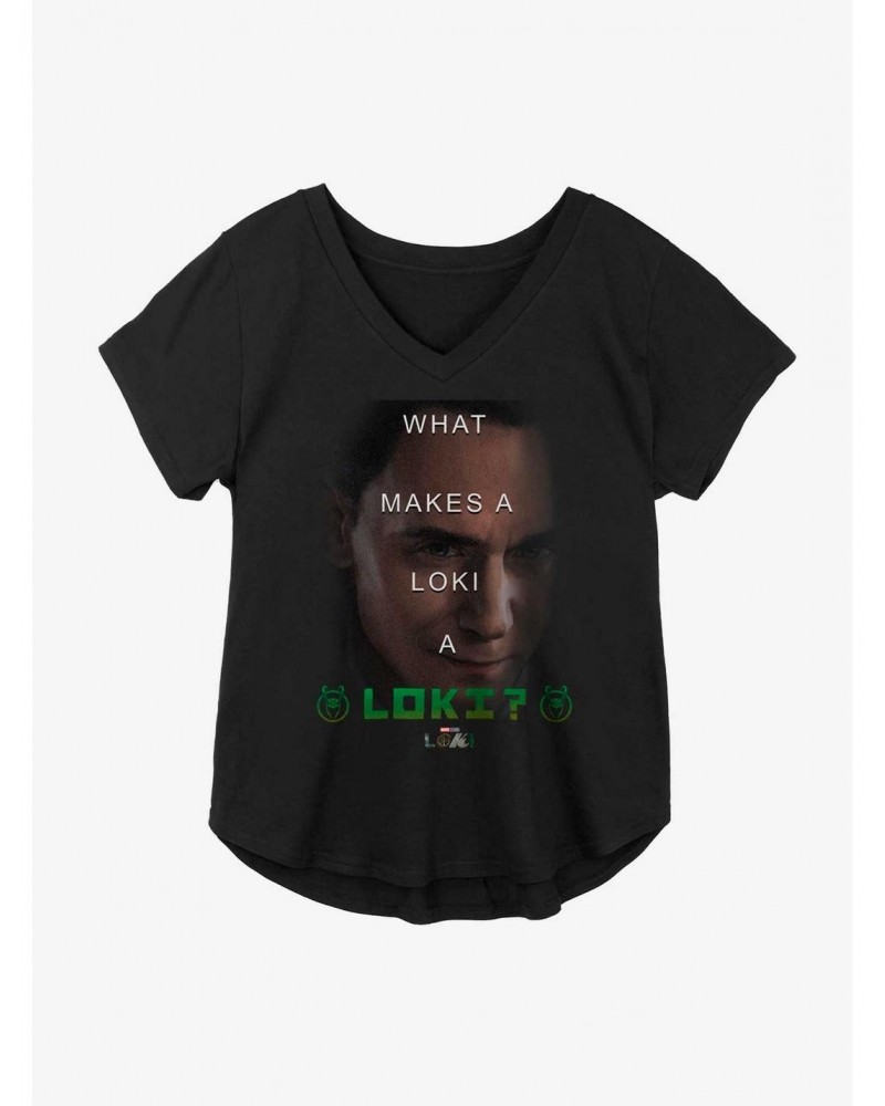 Marvel Loki What Makes A Loki Girls Plus Size T-Shirt $9.25 T-Shirts