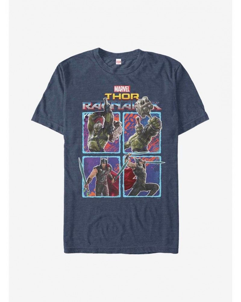 Marvel Thor Hulk Four Square T-Shirt $6.12 T-Shirts