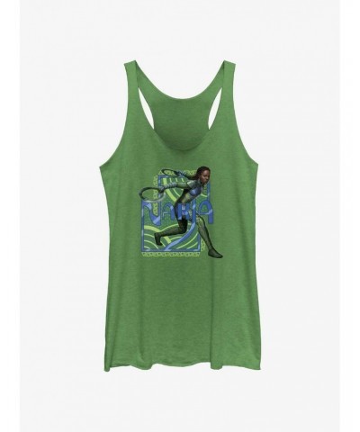 Marvel Black Panther: Wakanda Forever Nakia Badge Girls Tank $7.46 Tanks