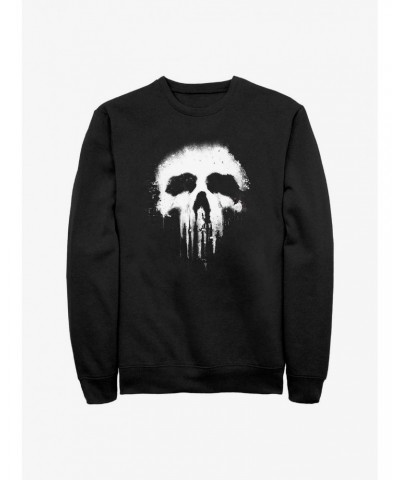 Marvel The Punisher Skull Grunge Sweatshirt $11.81 Sweatshirts