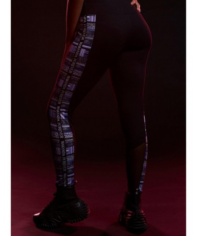 Her Universe Marvel Black Panther: Wakanda Forever Geometric Stripe Leggings $9.21 Leggings