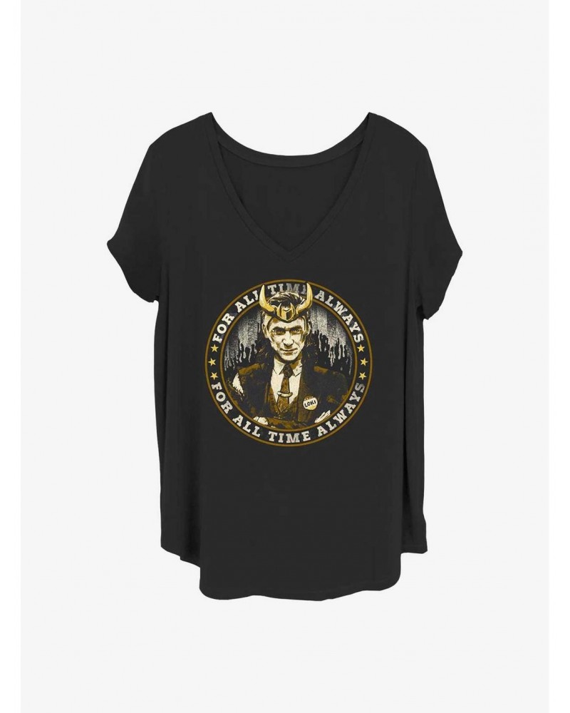 Marvel Loki Campaign Trail Girls T-Shirt Plus Size $6.94 T-Shirts