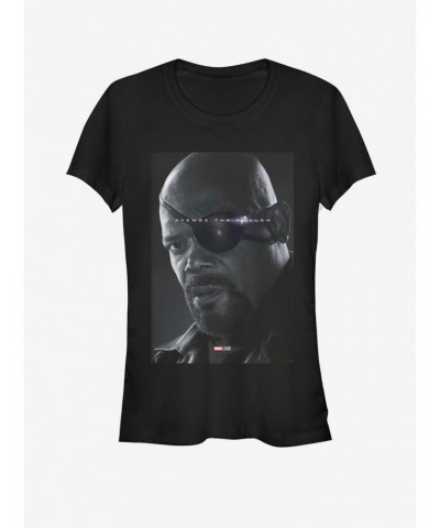 Marvel Avengers: Endgame Avenge Nick Fury Girls T-Shirt $6.18 T-Shirts