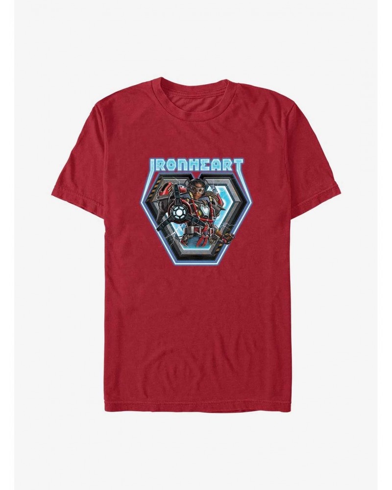 Marvel Black Panther: Wakanda Forever Ironheart Badge T-Shirt $5.93 T-Shirts