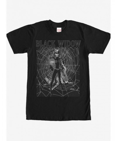 Marvel Black Widow Web T-Shirt $7.07 T-Shirts