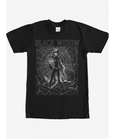 Marvel Black Widow Web T-Shirt $7.07 T-Shirts