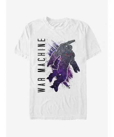 Marvel Avengers Endgame War Machine Painted T-Shirt $7.65 T-Shirts