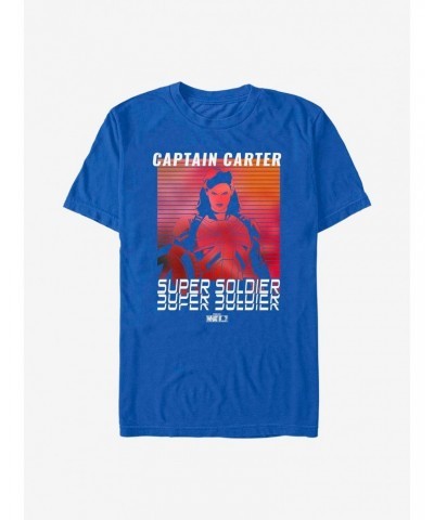 Marvel What If...? Captain Carter Super Soldier T-Shirt $8.41 T-Shirts