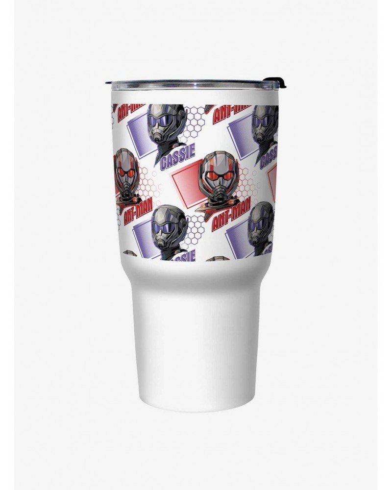 Marvel Ant-Man and the Wasp: Quantumania Ant-Man & Cassie Helmet Pattern Travel Mug $8.37 Mugs