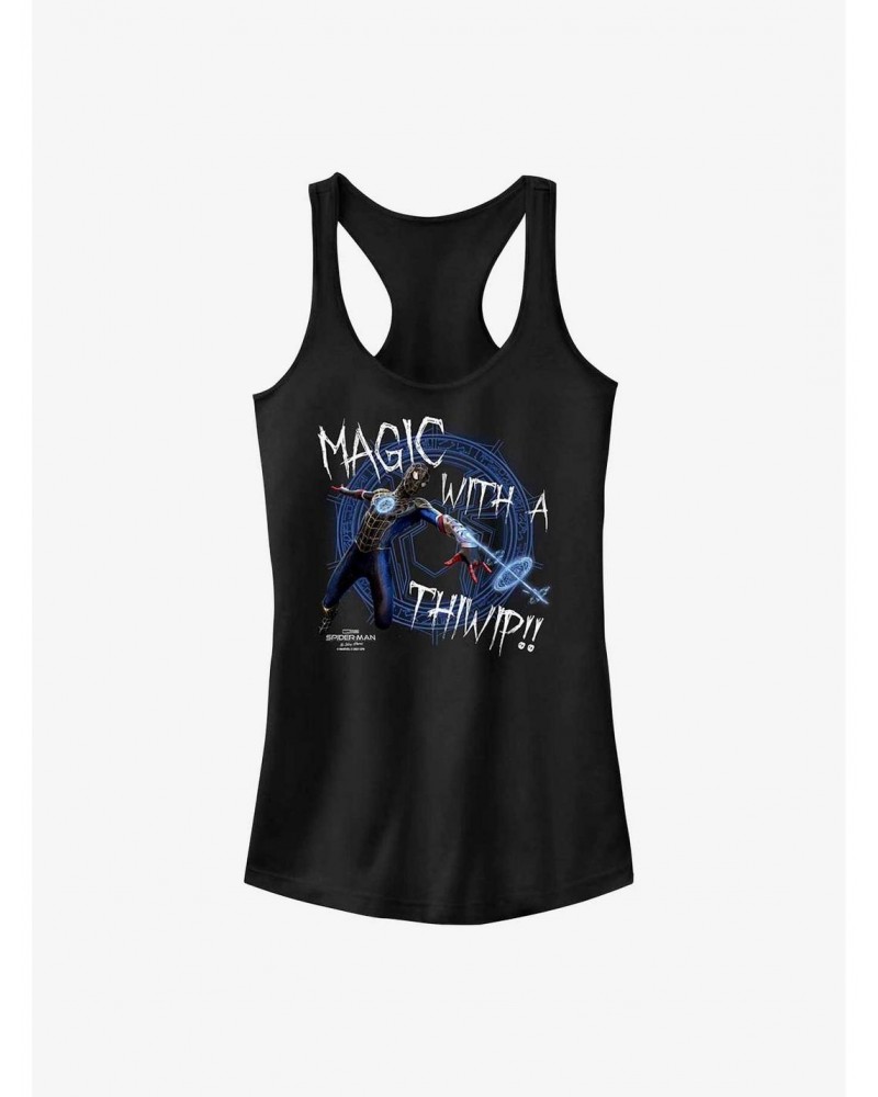 Marvel Spider-Man: No Way Home Magic With A Thiwip Girls Tank $8.76 Tanks