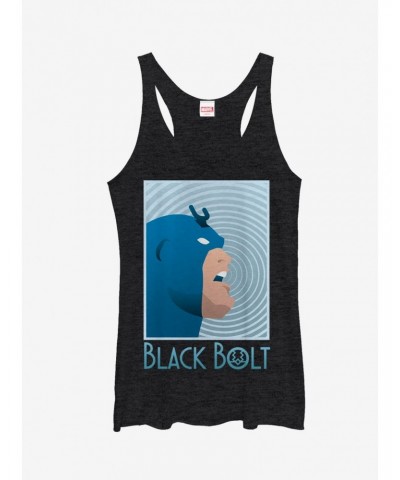 Marvel Inhumans Black Bolt Voice Girls Tanks $10.15 Tanks