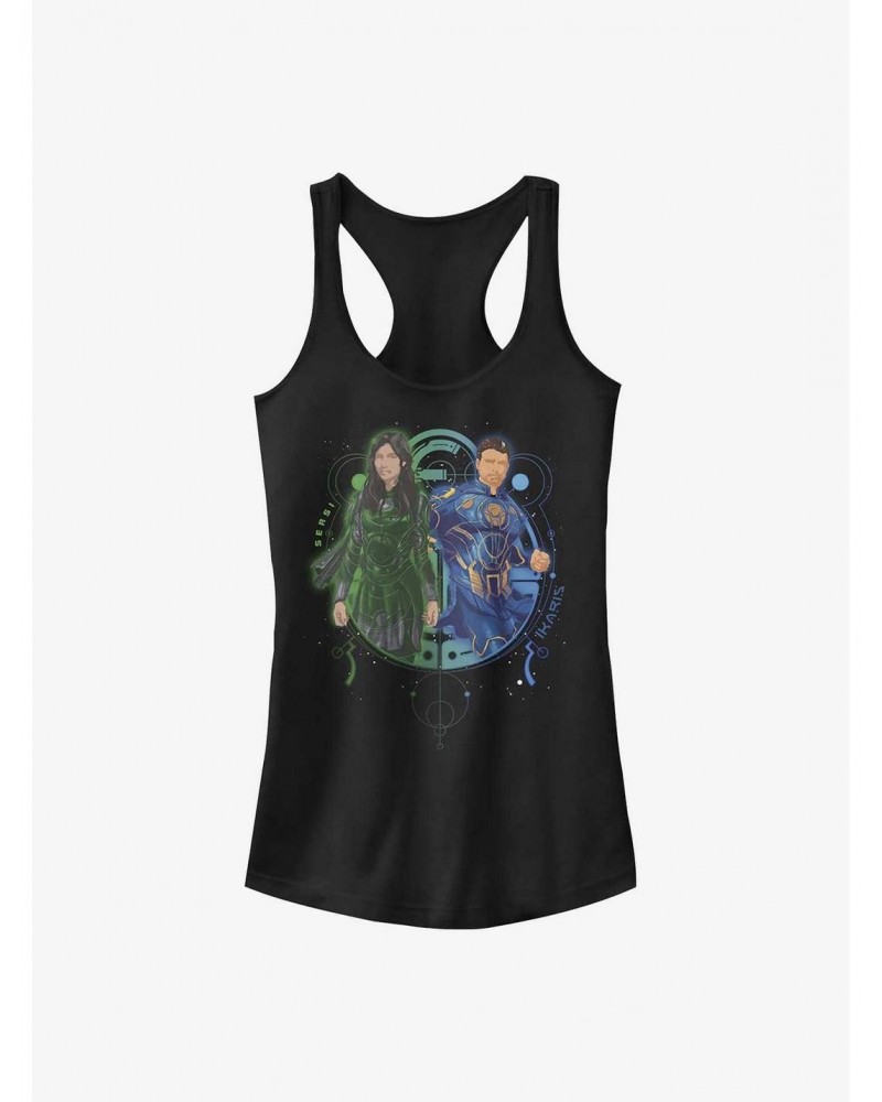 Marvel Eternals Sersi And Ikaris Duo Girls Tank $7.97 Tanks