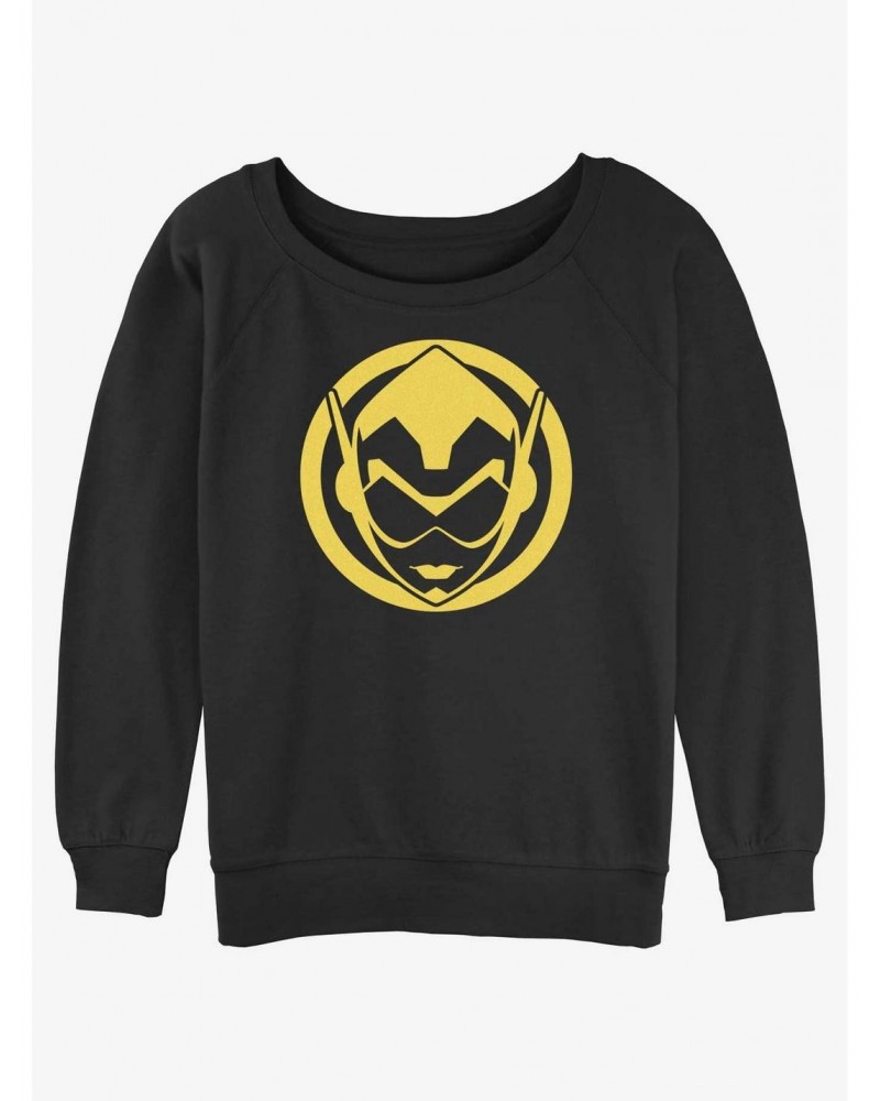 Marvel Ant-Man and the Wasp: Quantumania Wasp Sigil Slouchy Sweatshirt $14.46 Sweatshirts