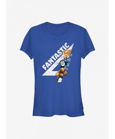 Marvel Fantastic Four Fantastically Vintage Girls T-Shirt $9.56 T-Shirts