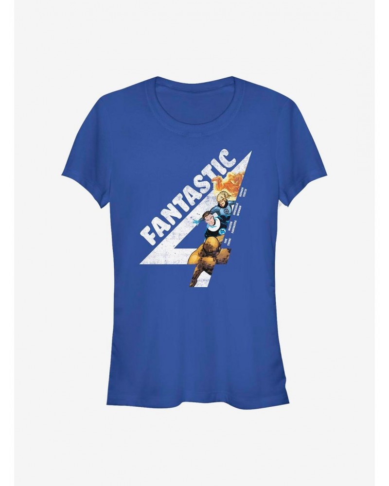 Marvel Fantastic Four Fantastically Vintage Girls T-Shirt $9.56 T-Shirts