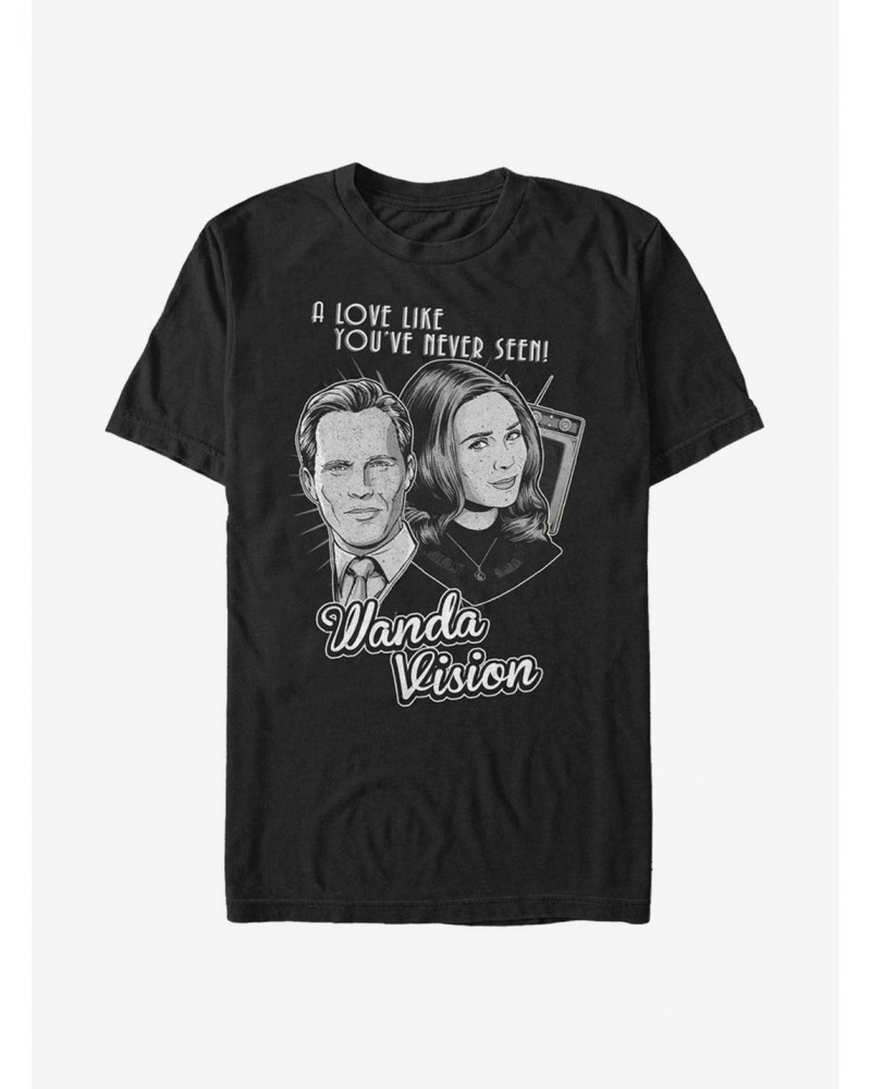 Marvel WandaVision Monochrome Wanda T-Shirt $6.69 T-Shirts