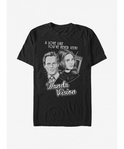 Marvel WandaVision Monochrome Wanda T-Shirt $6.69 T-Shirts