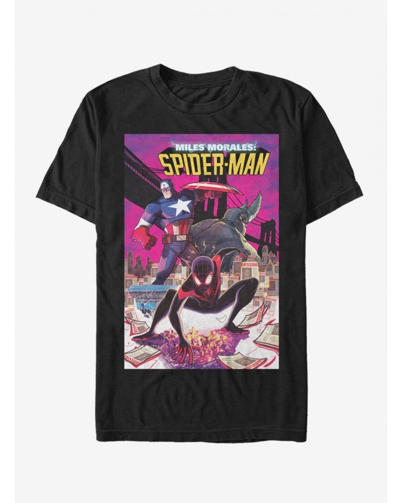 Marvel Spider-Man Miles Morales T-Shirt $7.46 T-Shirts